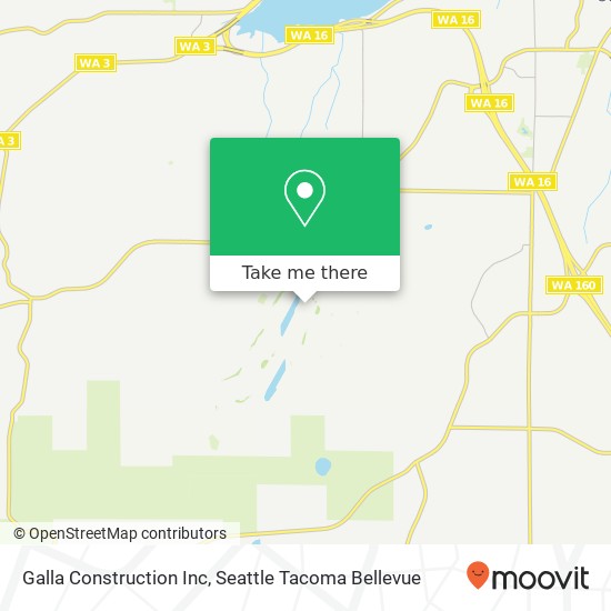Mapa de Galla Construction Inc