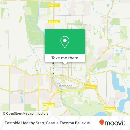 Mapa de Eastside Healthy Start
