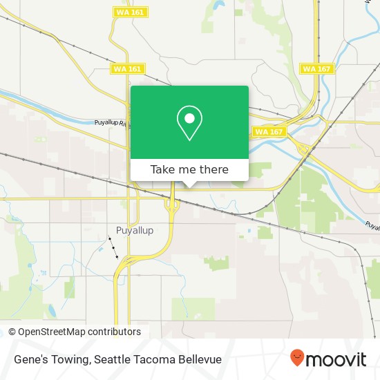 Mapa de Gene's Towing