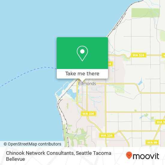 Mapa de Chinook Network Consultants