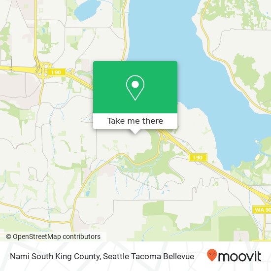 Nami South King County map