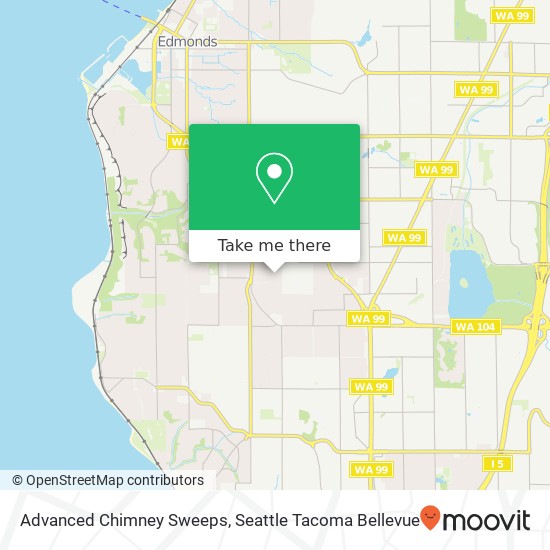 Advanced Chimney Sweeps map