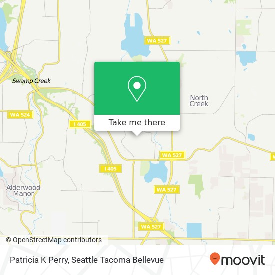 Patricia K Perry map