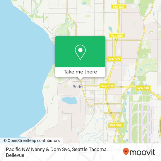 Pacific NW Nanny & Dom Svc map