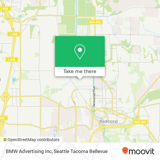 BMW Advertising Inc map