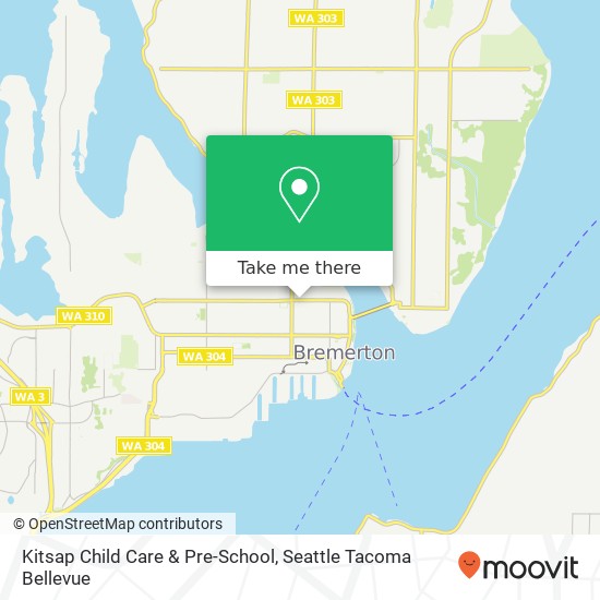 Mapa de Kitsap Child Care & Pre-School