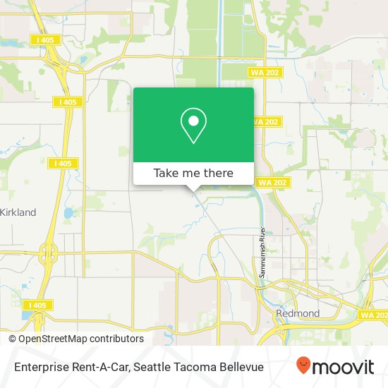 Enterprise Rent-A-Car map