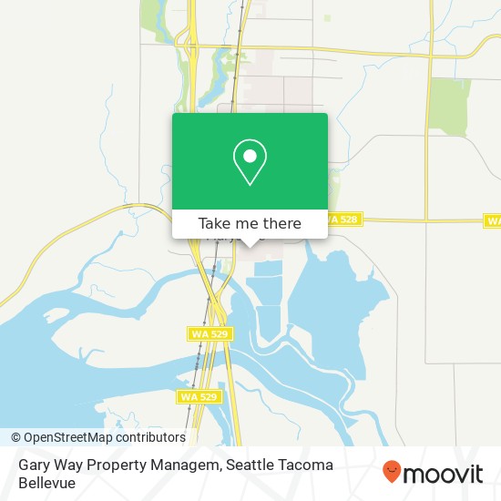 Gary Way Property Managem map