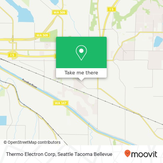 Mapa de Thermo Electron Corp