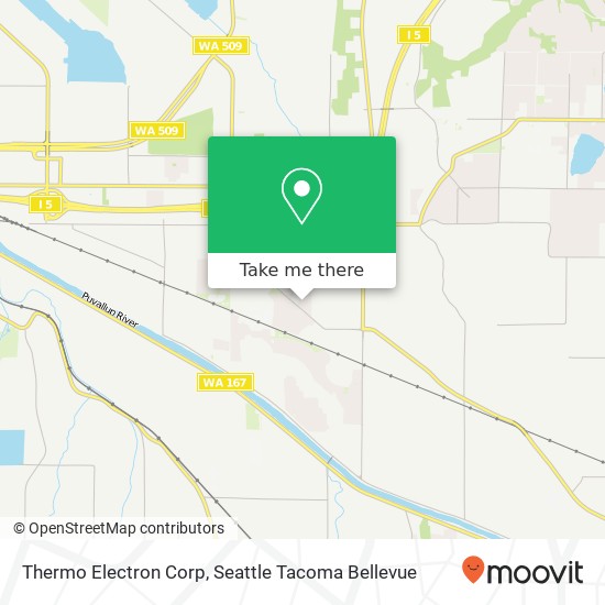 Thermo Electron Corp map