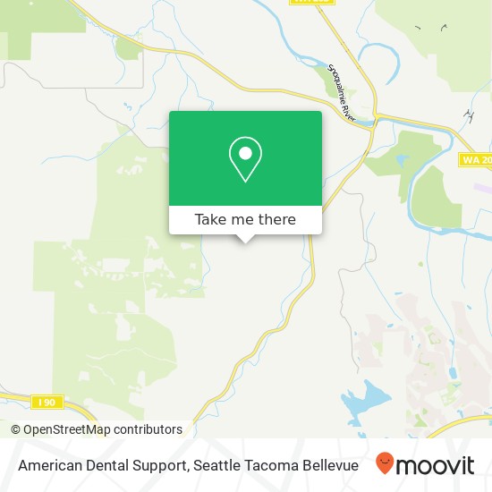 Mapa de American Dental Support
