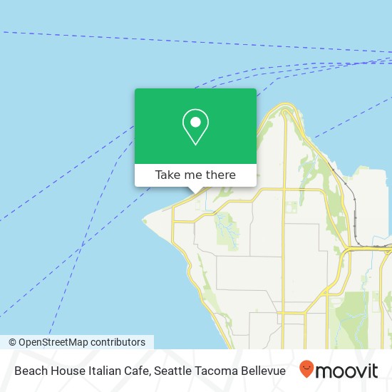 Beach House Italian Cafe map