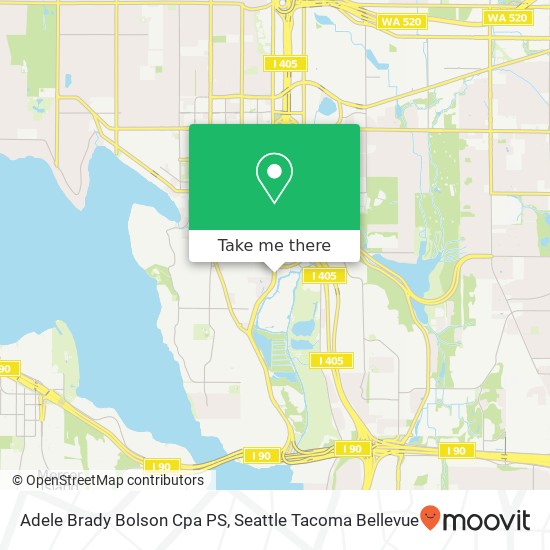 Adele Brady Bolson Cpa PS map