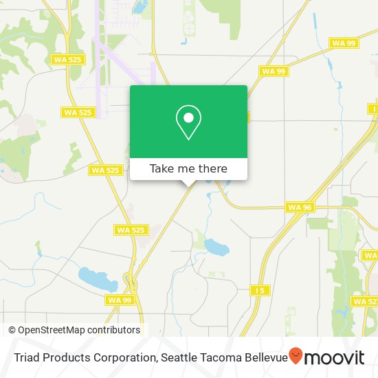 Triad Products Corporation map
