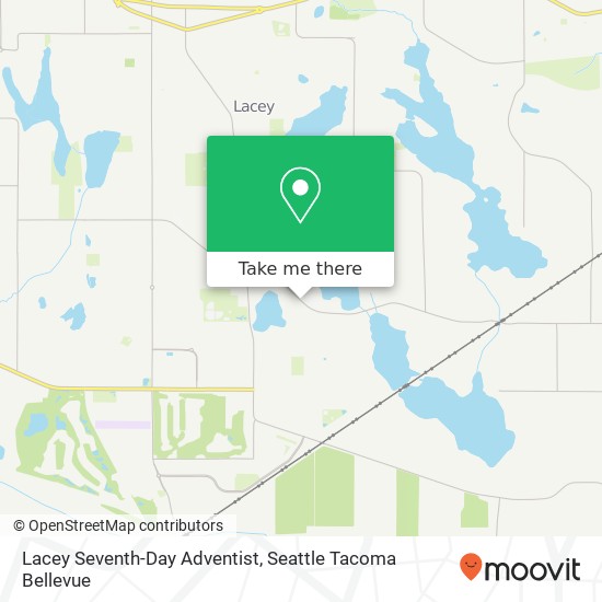 Mapa de Lacey Seventh-Day Adventist
