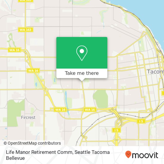 Life Manor Retirement Comm map