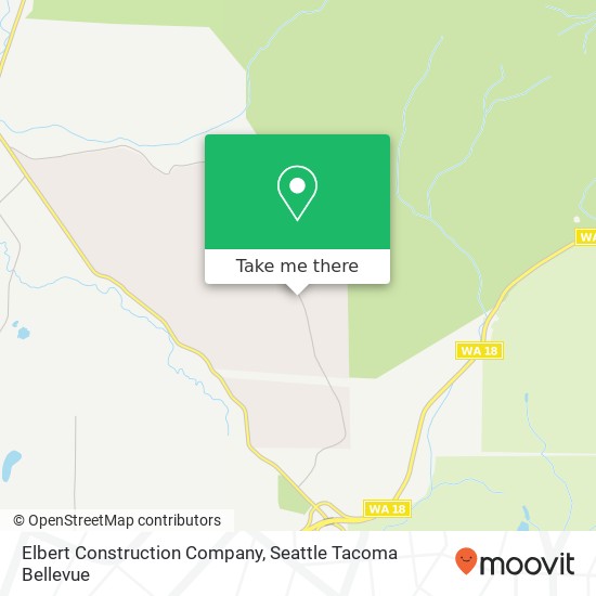 Elbert Construction Company map