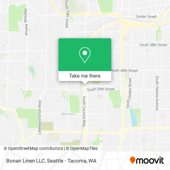 Mapa de Bonair Linen LLC