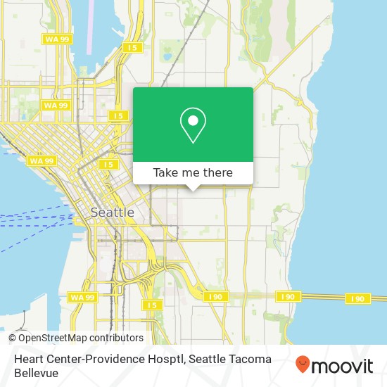 Mapa de Heart Center-Providence Hosptl
