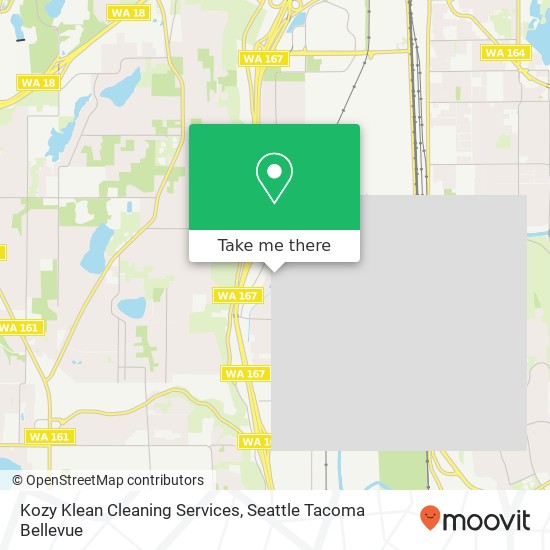 Mapa de Kozy Klean Cleaning Services
