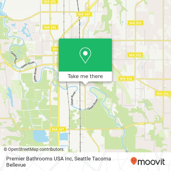 Premier Bathrooms USA Inc map