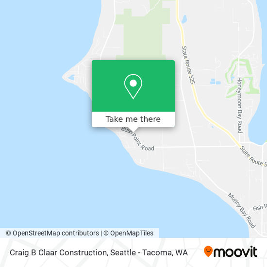 Craig B Claar Construction map