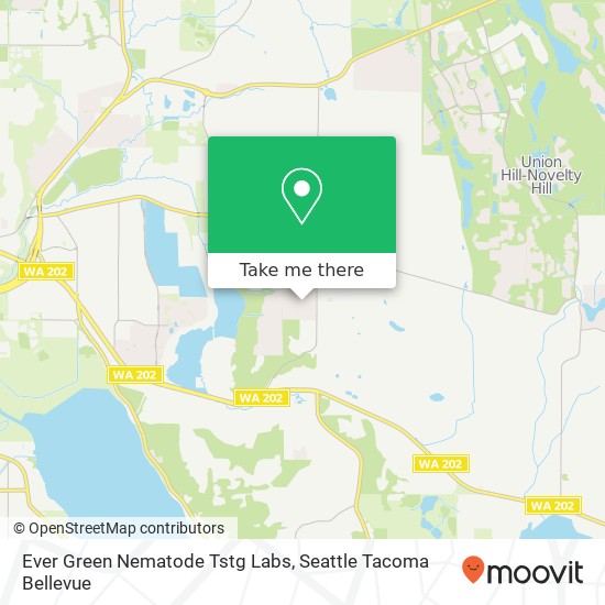 Mapa de Ever Green Nematode Tstg Labs