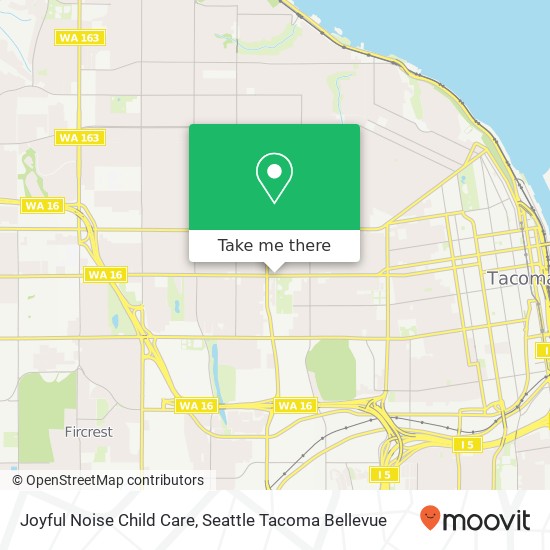 Mapa de Joyful Noise Child Care