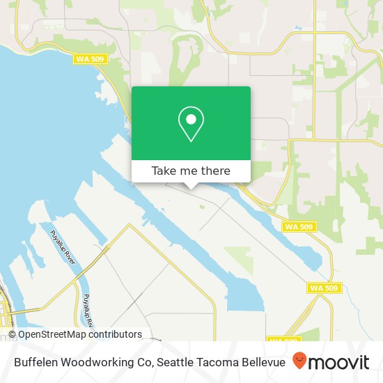 Mapa de Buffelen Woodworking Co