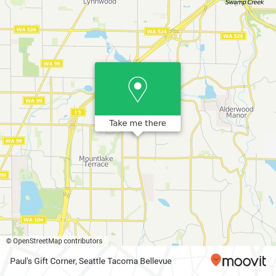Mapa de Paul's Gift Corner