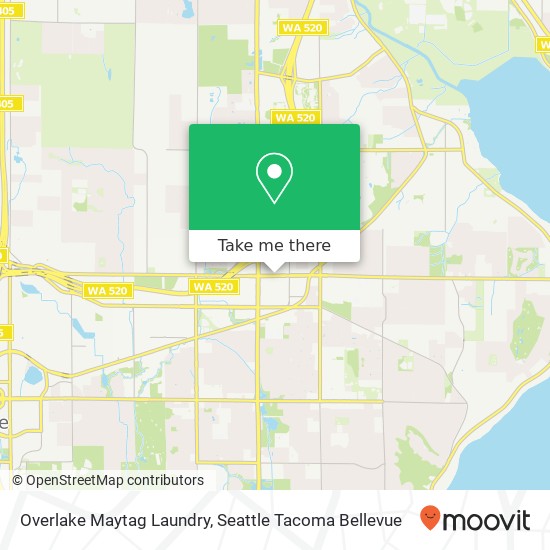 Overlake Maytag Laundry map