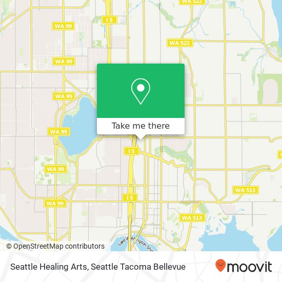 Mapa de Seattle Healing Arts