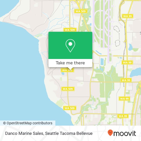 Danco Marine Sales map