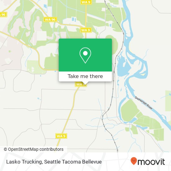 Mapa de Lasko Trucking