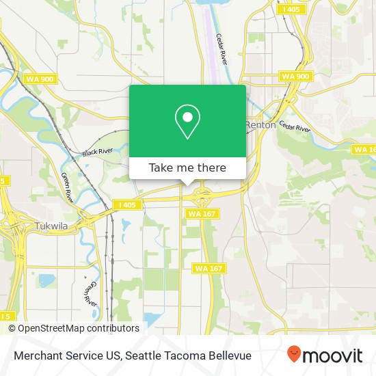 Mapa de Merchant Service US