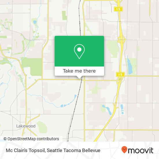 Mc Clain's Topsoil map