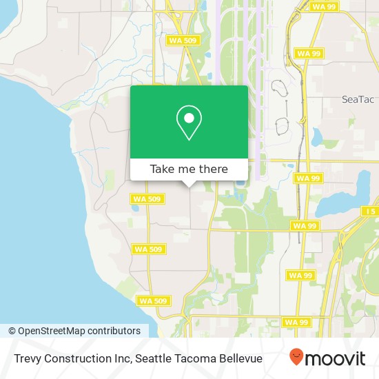 Trevy Construction Inc map