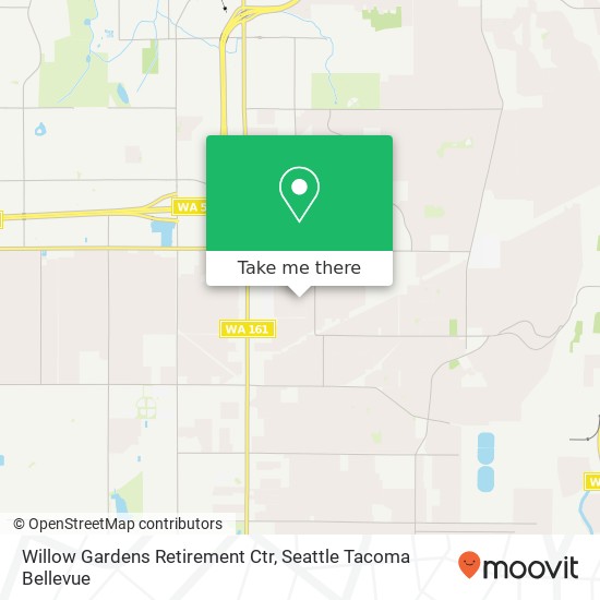 Willow Gardens Retirement Ctr map