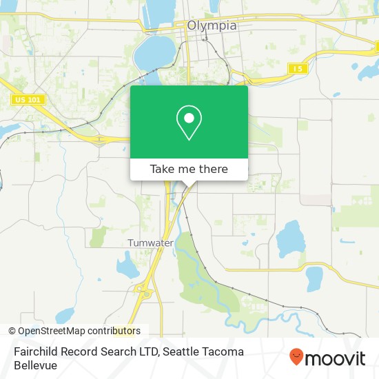 Mapa de Fairchild Record Search LTD
