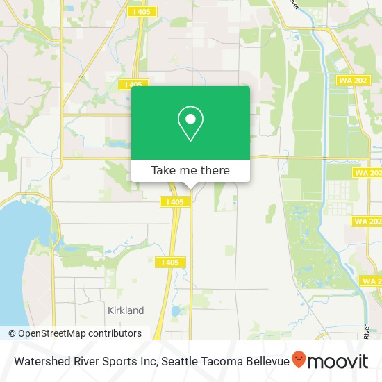 Watershed River Sports Inc map