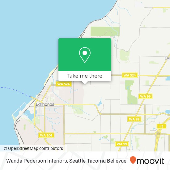 Wanda Pederson Interiors map