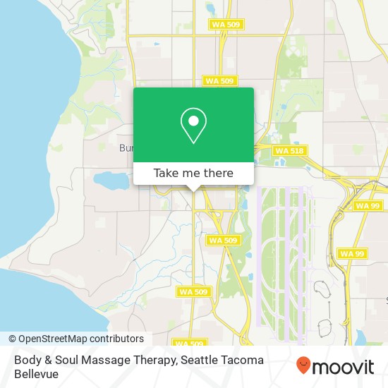 Mapa de Body & Soul Massage Therapy