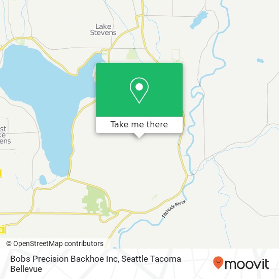 Mapa de Bobs Precision Backhoe Inc