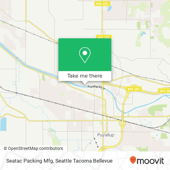 Seatac Packing Mfg map