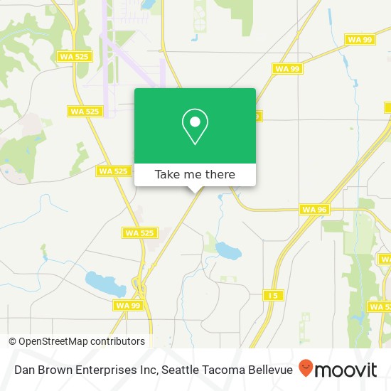 Mapa de Dan Brown Enterprises Inc