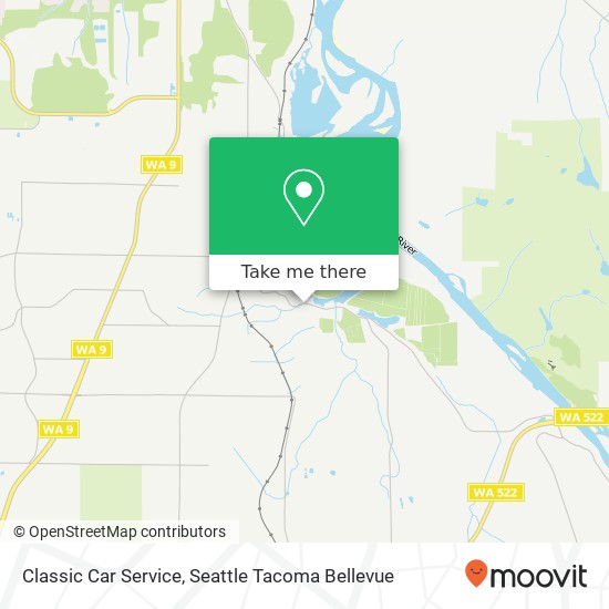 Mapa de Classic Car Service