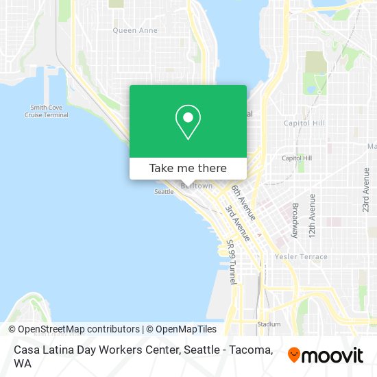 Mapa de Casa Latina Day Workers Center