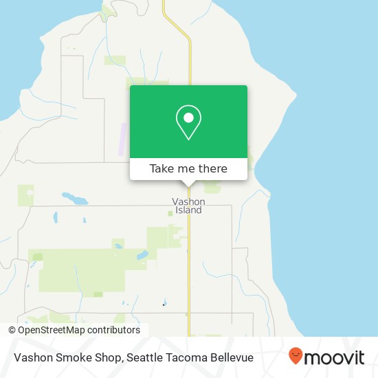 Vashon Smoke Shop map
