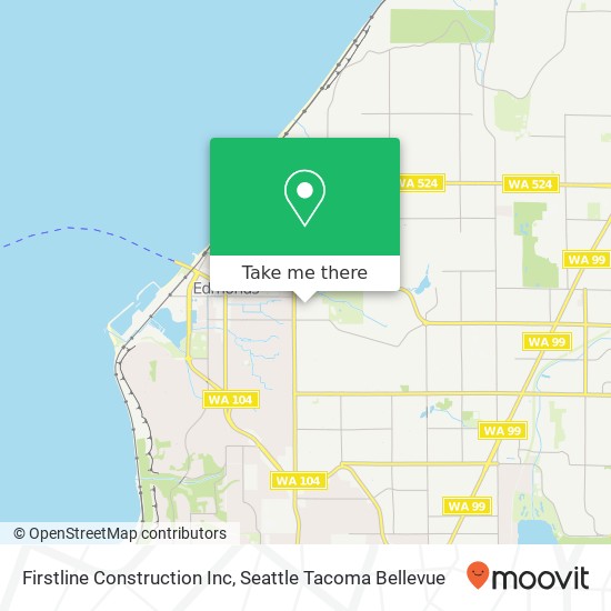 Mapa de Firstline Construction Inc