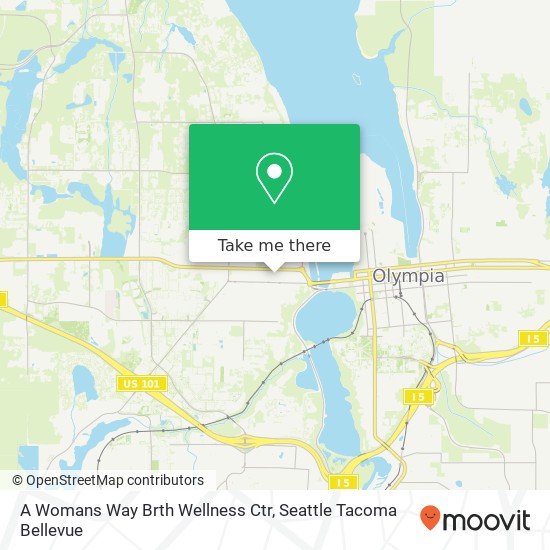 A Womans Way Brth Wellness Ctr map